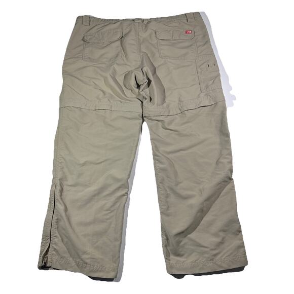 The North Face Pants Mens XL Tan Paramount Pro Convertible Hiking Outdoor Belted - Picture 7 of 14